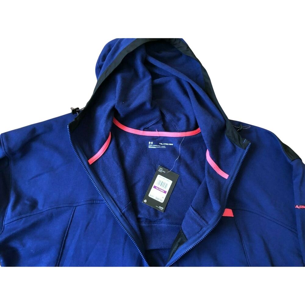 Under Armour Men's Rival Terry AMP 1361595 415 Hoodie Size 2XL NWT - Picture 3 of 12